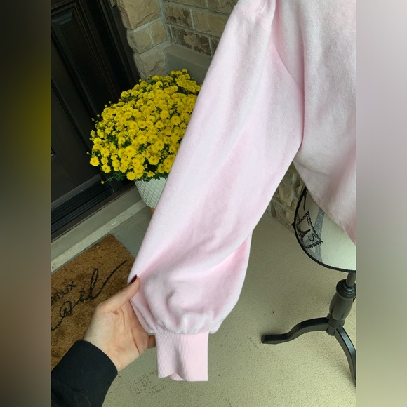 STONEY CLOVER LANE X TARGET Light Pink Sweater Terry Cloth Women’s Size SM/MED - Picture 10 of 12